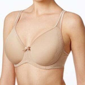 #359 Wacoal Retro Chic Seamless Underwire Contour Bra 853186 - Toast
